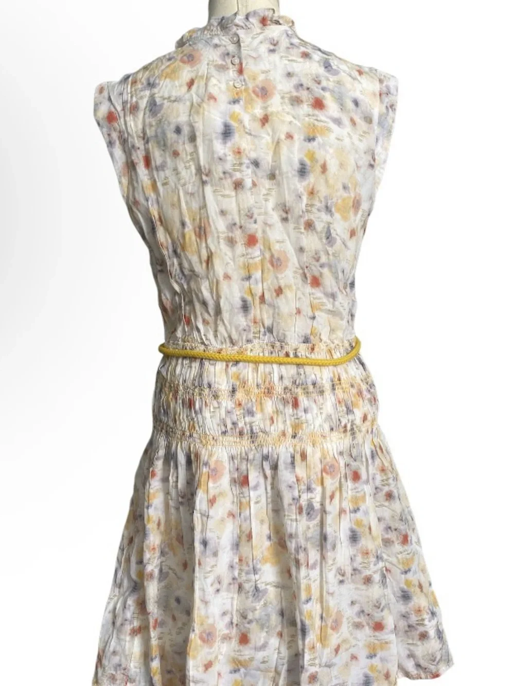 NWT Anthropologie see u soon Shallow dress off white dress size L